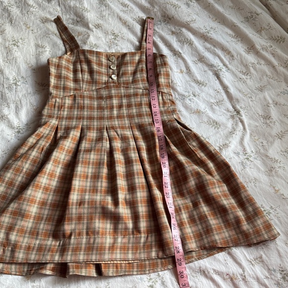 Plaid mini dress cropped blazer set size small in great condition - Picture 6 of 14